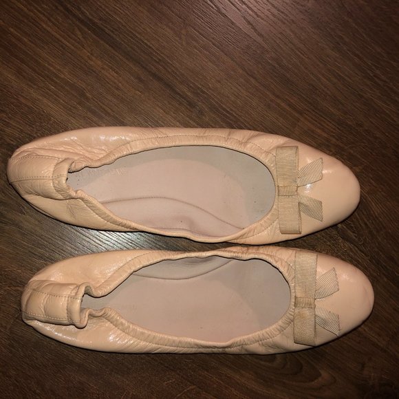 STUART WEITZMAN NUDE BALLET FLAT - Picture 2 of 5